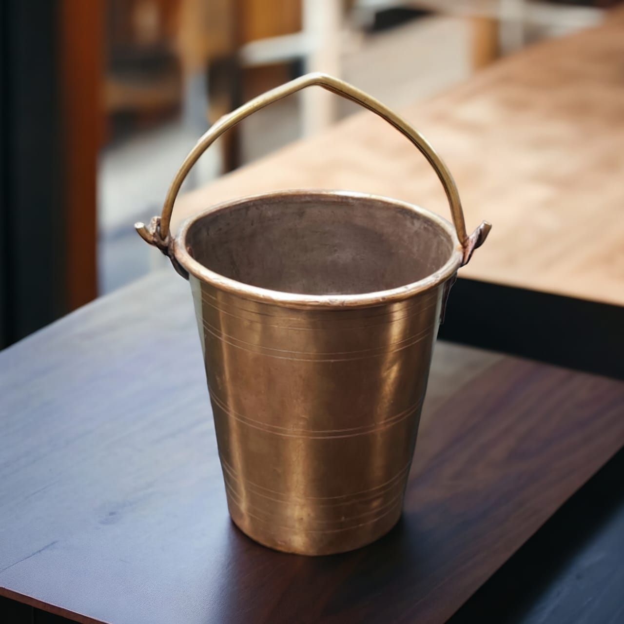 AT/141 - Antique Pure Brass Small Bucket