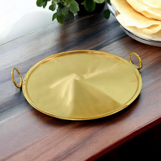 NW/047 - 100% Pure Brass Tawa for Dosa or Other Cooking Items