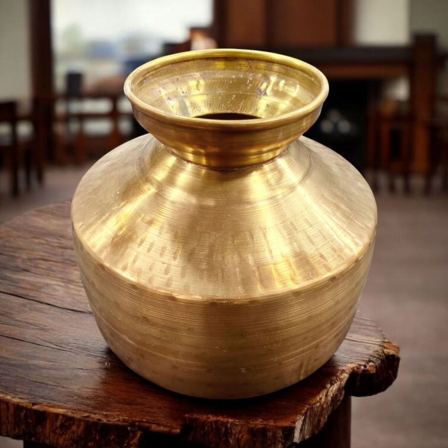 ORIGINAL ANTIQUE: AT/098 - 100% Pure Brass Vintage Water Pot | KITCHENWARE | UTENSILS | HOME APPLIANCES
